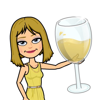 Bitmoji Cheers, White Wine