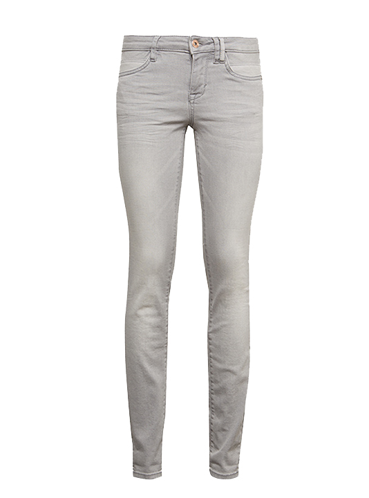 Alexa slim Jeans, Frauen, bleached light grey denim
