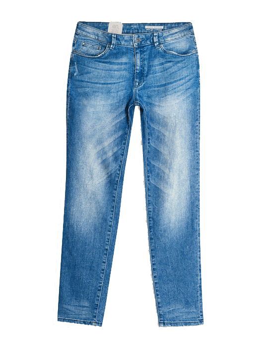 Esprit Cropped Boyfriend-Jeans mit Stretch für Damen Blue