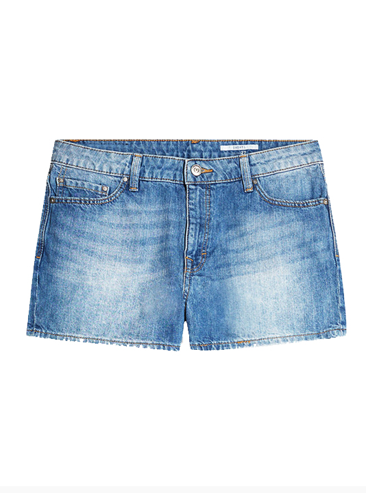 Esprit Denim-Shorts aus 100% Denim für Damen Blue Medium Washed