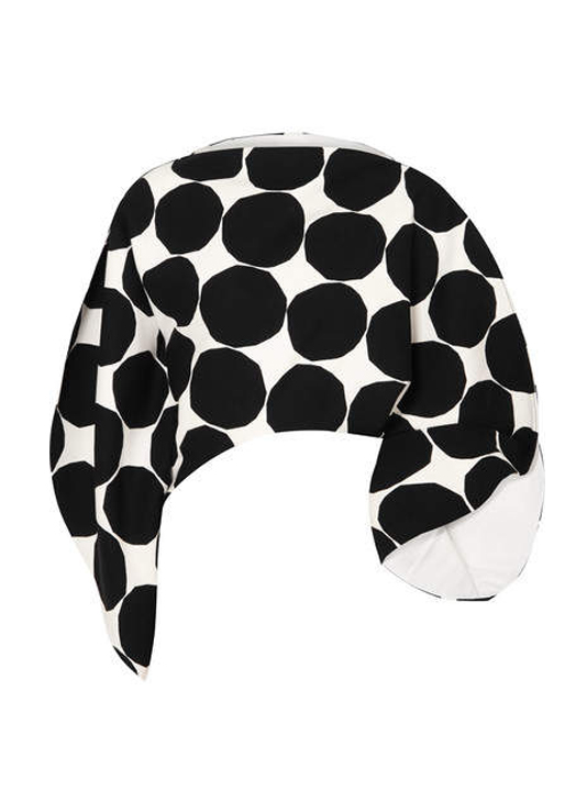 Junya Watanabe - Marimekko Asymmetric Polka-dot Cotton-canvas Top - Black