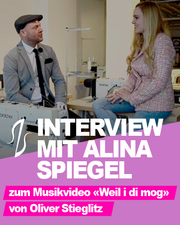 INTERVIEW MIT ALINA SPIEGEL | zum Musikvideo “Weil i di mog” moderiert von Oliver Stieglitz